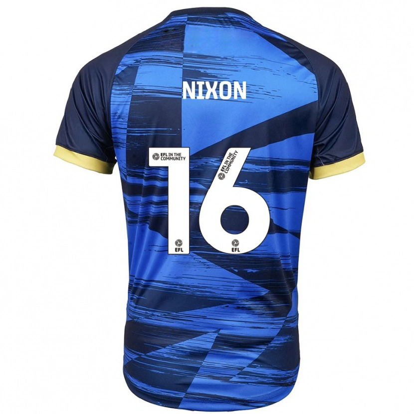 Danxen Criança Camisola Tom Nixon #16 Azul Marinho Alternativa 2025/26 Camisa Brasil