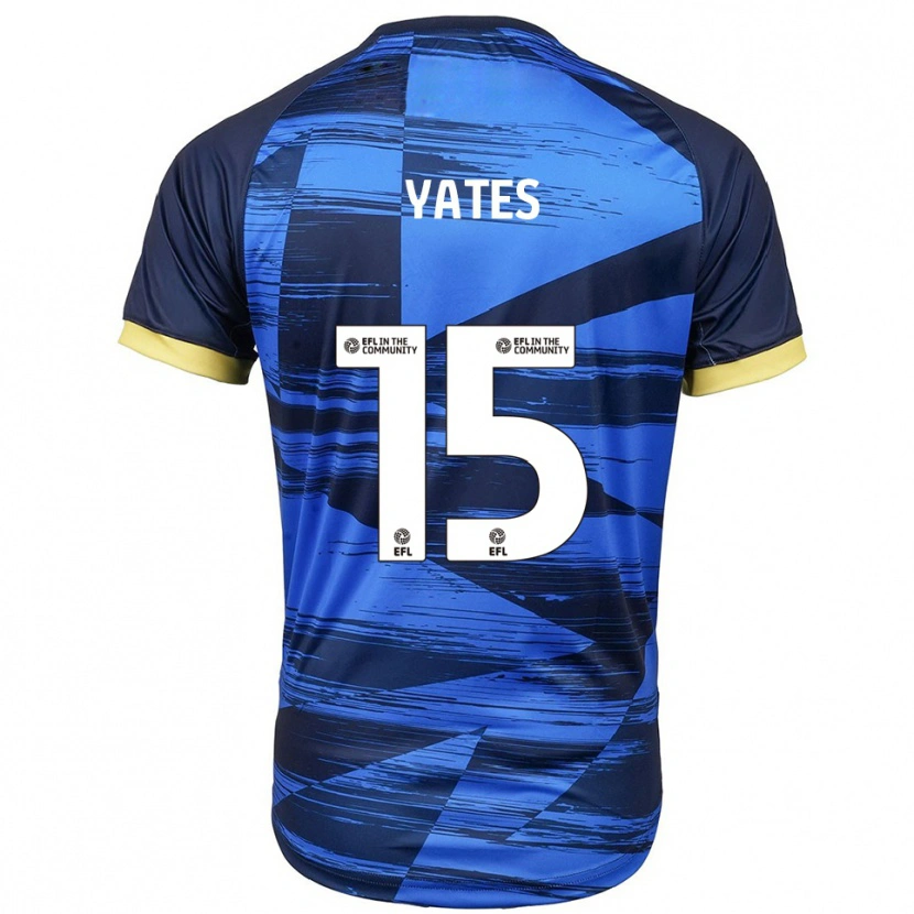 Danxen Criança Camisola Katie Yates #15 Azul Marinho Alternativa 2025/26 Camisa Brasil