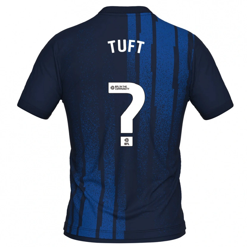 Danxen Criança Camisola Jacob Tuft #0 Azul Marinho Branco Alternativa 2025/26 Camisa Brasil