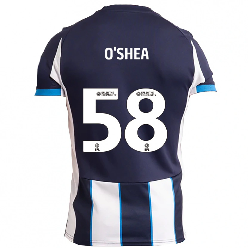 Danxen Criança Camisola Cian O'shea #58 Branco Azul Marinho Alternativa 2025/26 Camisa Brasil