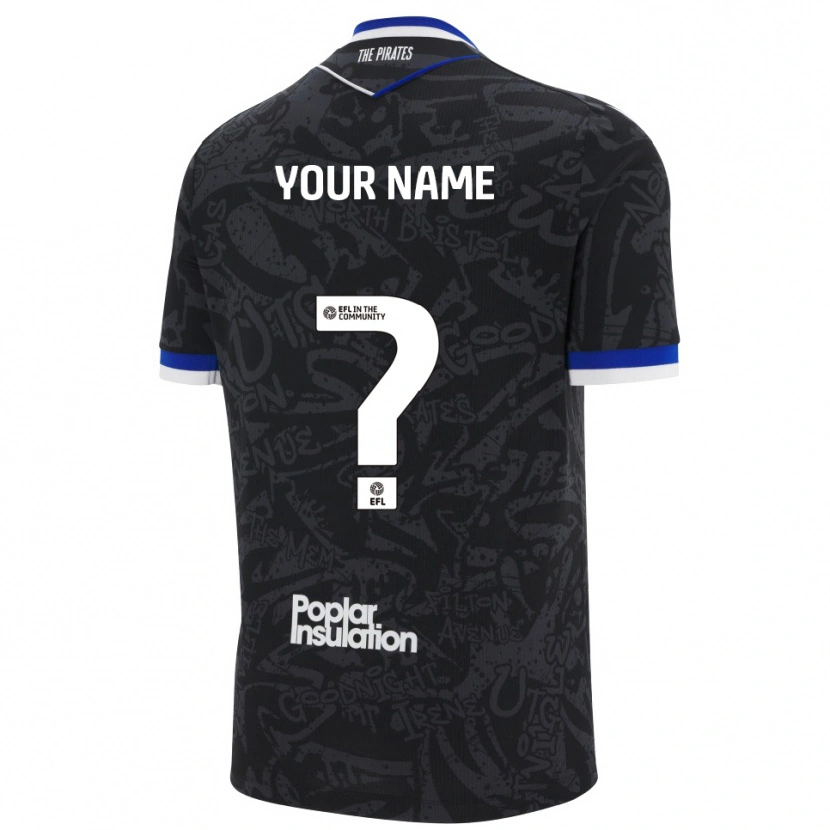 Danxen Criança Camisola Seu Nome #0 Preto Branco Alternativa 2025/26 Camisa Brasil