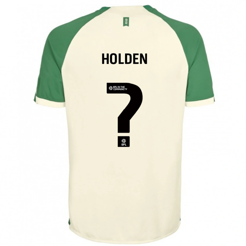 Danxen Criança Camisola Lenny Holden #0 Branco Sujo Verde Alternativa 2025/26 Camisa Brasil