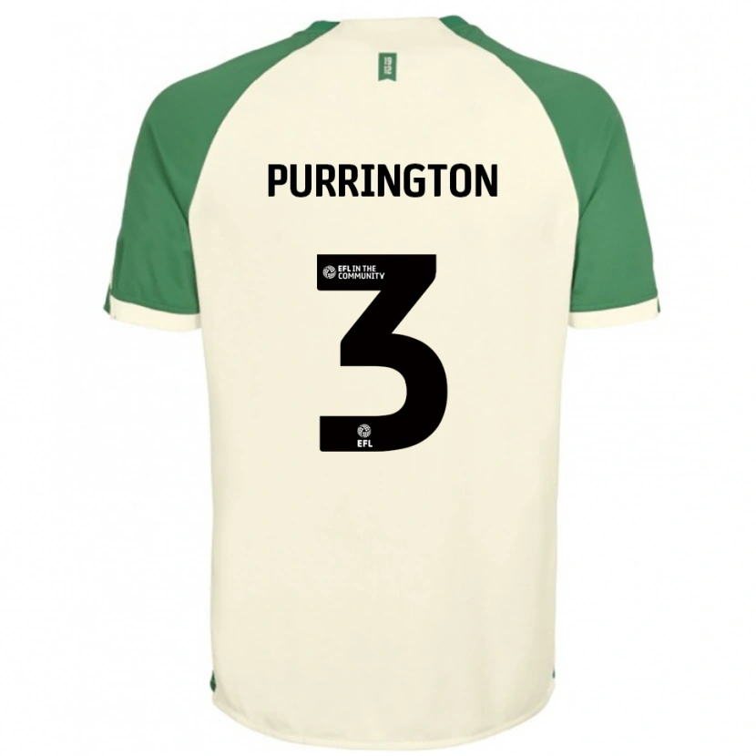 Danxen Criança Camisola Ben Purrington #3 Branco Sujo Verde Alternativa 2025/26 Camisa Brasil