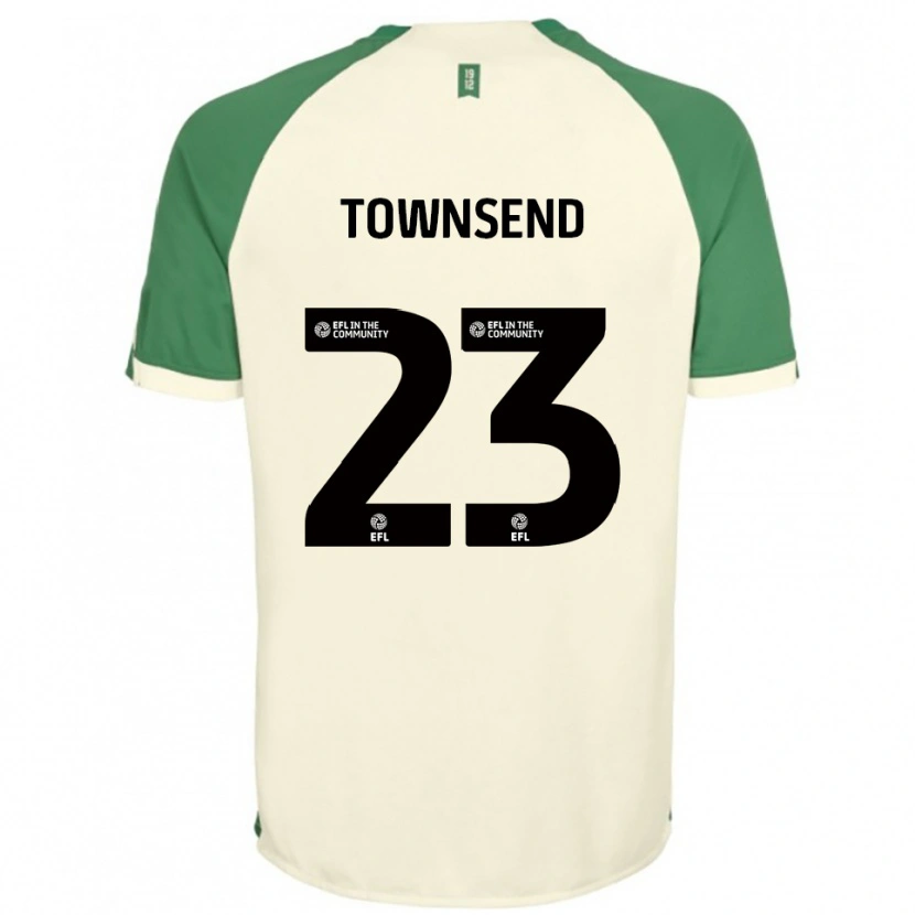 Danxen Criança Camisola Eleanor Townsend #23 Branco Sujo Verde Alternativa 2025/26 Camisa Brasil