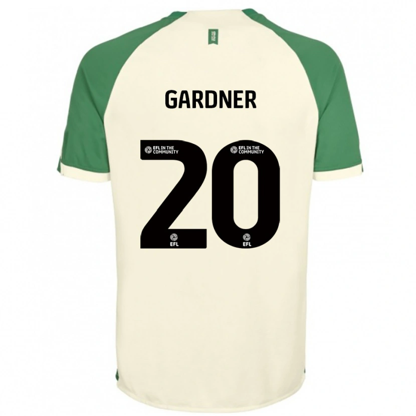Danxen Criança Camisola Gary Gardner #20 Branco Sujo Verde Alternativa 2025/26 Camisa Brasil