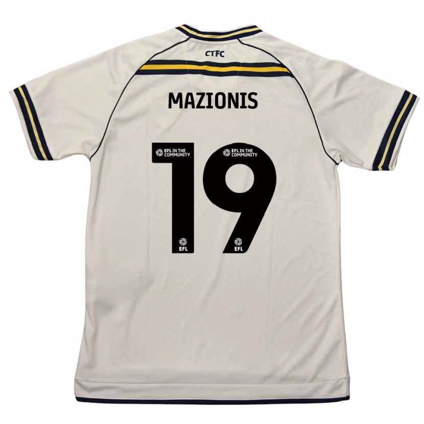 Danxen Criança Camisola Jokūbas Mažionis #19 Branco Azul Marinho Alternativa 2025/26 Camisa Brasil