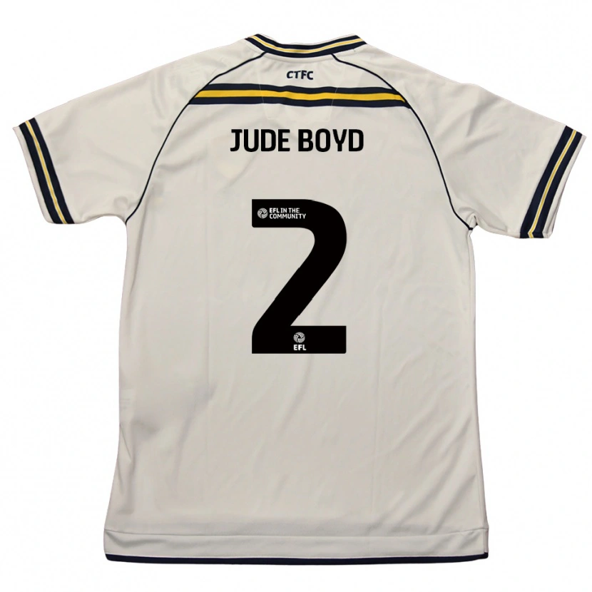 Danxen Criança Camisola Arkell Jude-Boyd #2 Branco Azul Marinho Alternativa 2025/26 Camisa Brasil