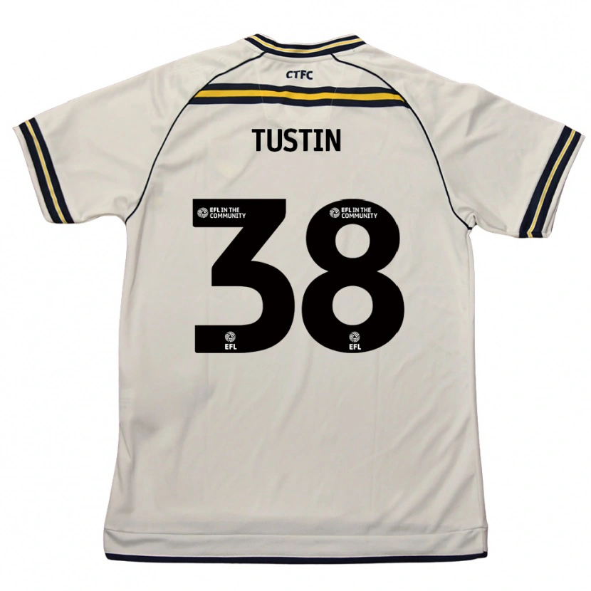 Danxen Criança Camisola Harry Tustin #38 Branco Azul Marinho Alternativa 2025/26 Camisa Brasil