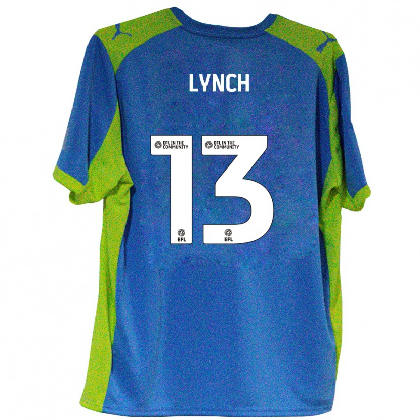 Danxen Criança Camisola Jay Lynch #13 Azul Celeste Amarelo Alternativa 2025/26 Camisa Brasil