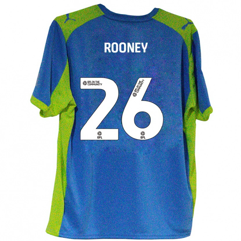 Danxen Criança Camisola Shaun Rooney #26 Azul Celeste Amarelo Alternativa 2025/26 Camisa Brasil