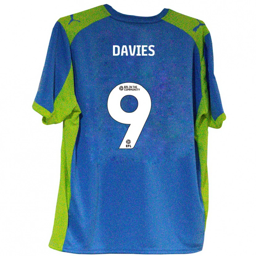 Danxen Criança Camisola Will Davies #9 Azul Celeste Amarelo Alternativa 2025/26 Camisa Brasil