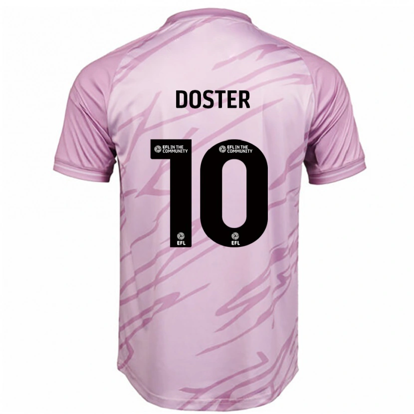 Danxen Criança Camisola Katie Doster #10 Rosa Preto Alternativa 2025/26 Camisa Brasil