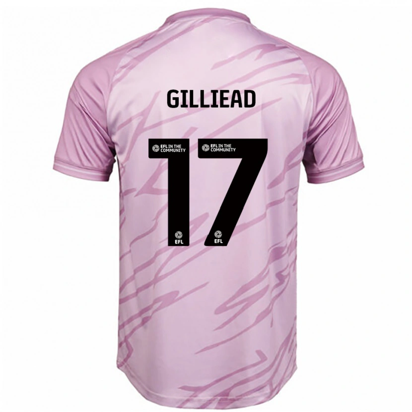 Danxen Criança Camisola Alex Gilliead #17 Rosa Preto Alternativa 2025/26 Camisa Brasil