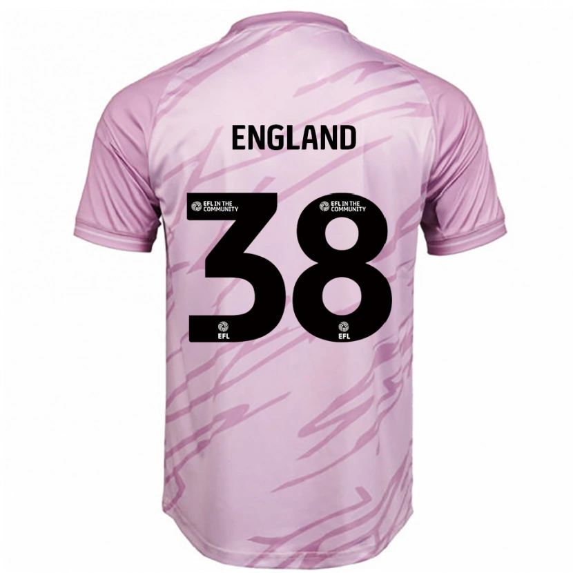 Danxen Criança Camisola Isaac England #38 Rosa Preto Alternativa 2025/26 Camisa Brasil