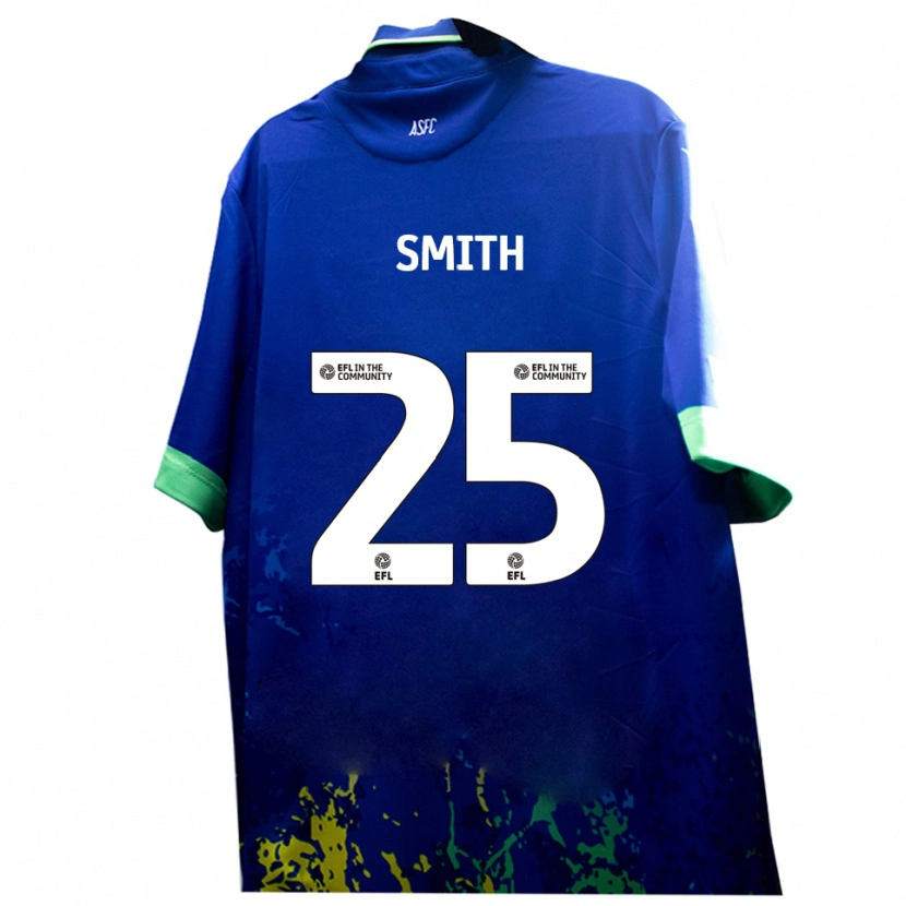 Danxen Criança Camisola Josh Smith #25 Azul Amarelo Alternativa 2025/26 Camisa Brasil