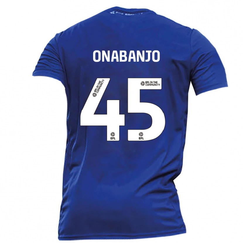 Danxen Criança Camisola Remi Onabanjo #45 Azul Branco Alternativa 2025/26 Camisa Brasil