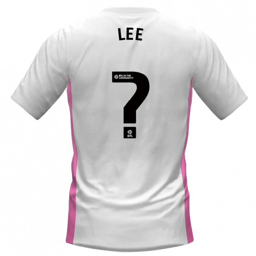 Danxen Criança Camisola Katelin Lee #0 Branco Vermelho Alternativa 2025/26 Camisa Brasil