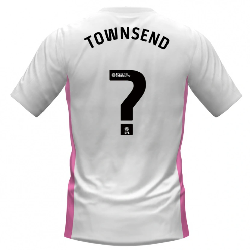 Danxen Criança Camisola Kadi Townsend #0 Branco Vermelho Alternativa 2025/26 Camisa Brasil