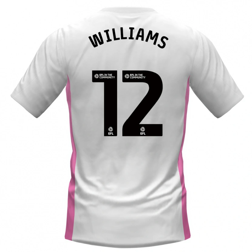 Danxen Criança Camisola Tyrone Williams #12 Branco Vermelho Alternativa 2025/26 Camisa Brasil
