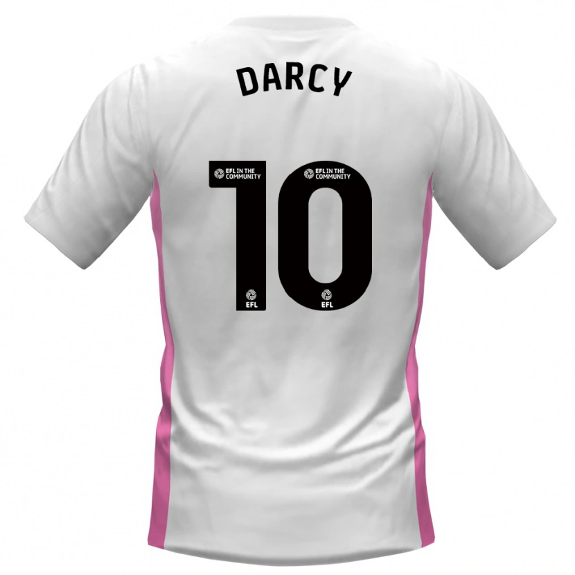 Danxen Criança Camisola Ronan Darcy #10 Branco Vermelho Alternativa 2025/26 Camisa Brasil