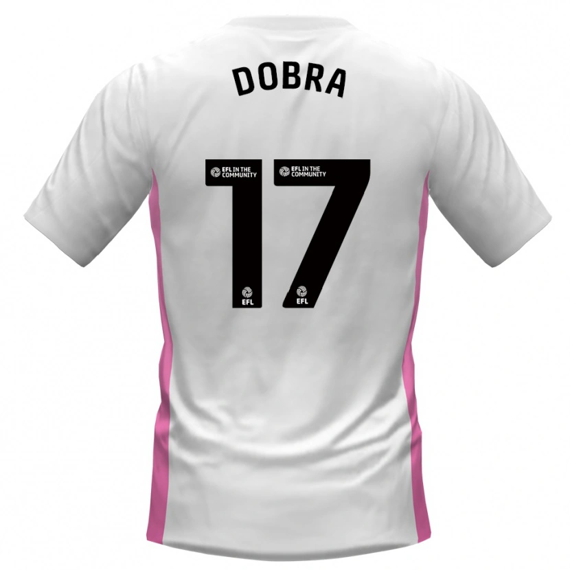 Danxen Criança Camisola Armando Dobra #17 Branco Vermelho Alternativa 2025/26 Camisa Brasil