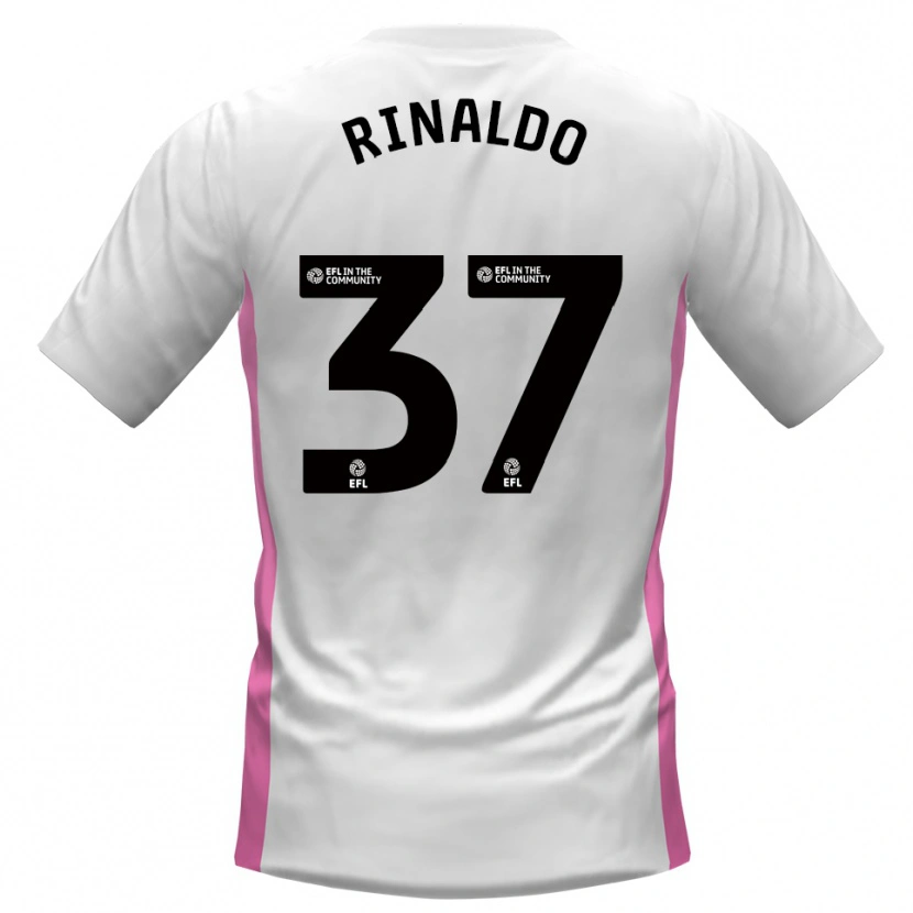 Danxen Criança Camisola Ashton Rinaldo #37 Branco Vermelho Alternativa 2025/26 Camisa Brasil