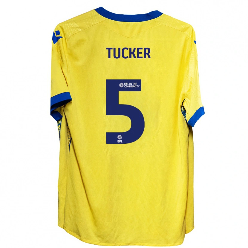Danxen Criança Camisola Jack Tucker #5 Amarelo Azul Alternativa 2025/26 Camisa Brasil