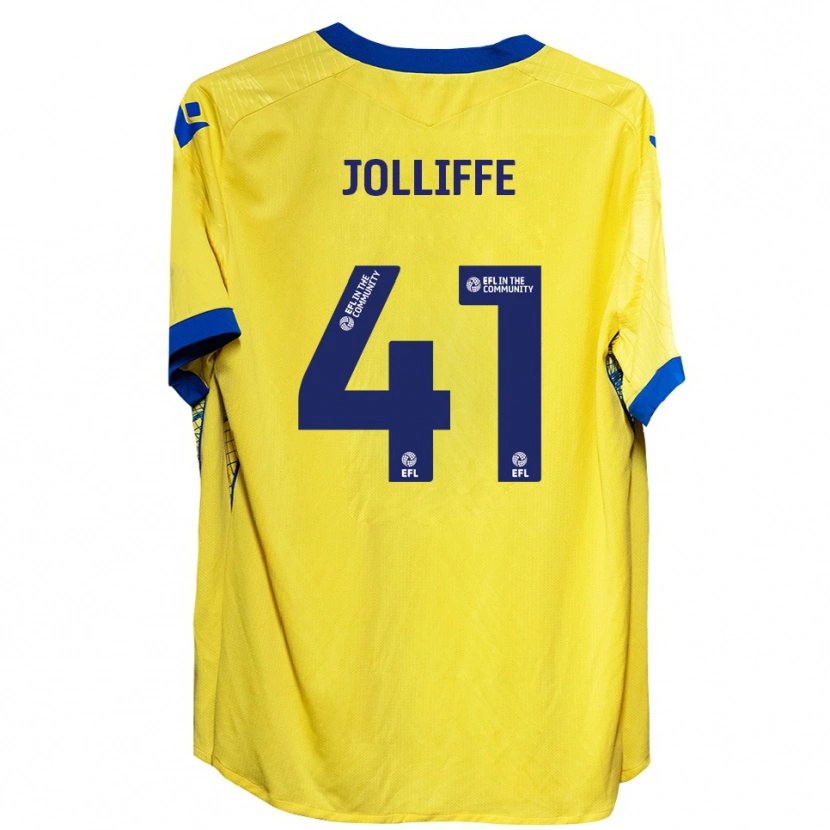 Danxen Criança Camisola Max Jolliffe #41 Amarelo Azul Alternativa 2025/26 Camisa Brasil