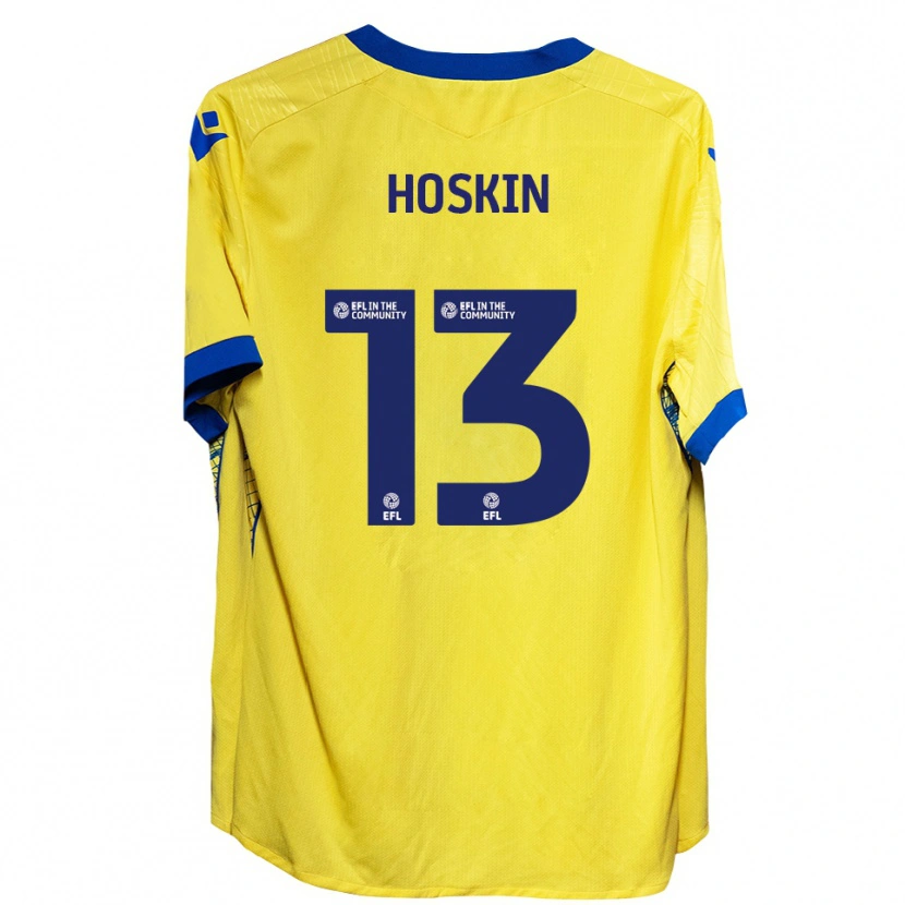 Danxen Criança Camisola Owen Hoskin #13 Amarelo Azul Alternativa 2025/26 Camisa Brasil