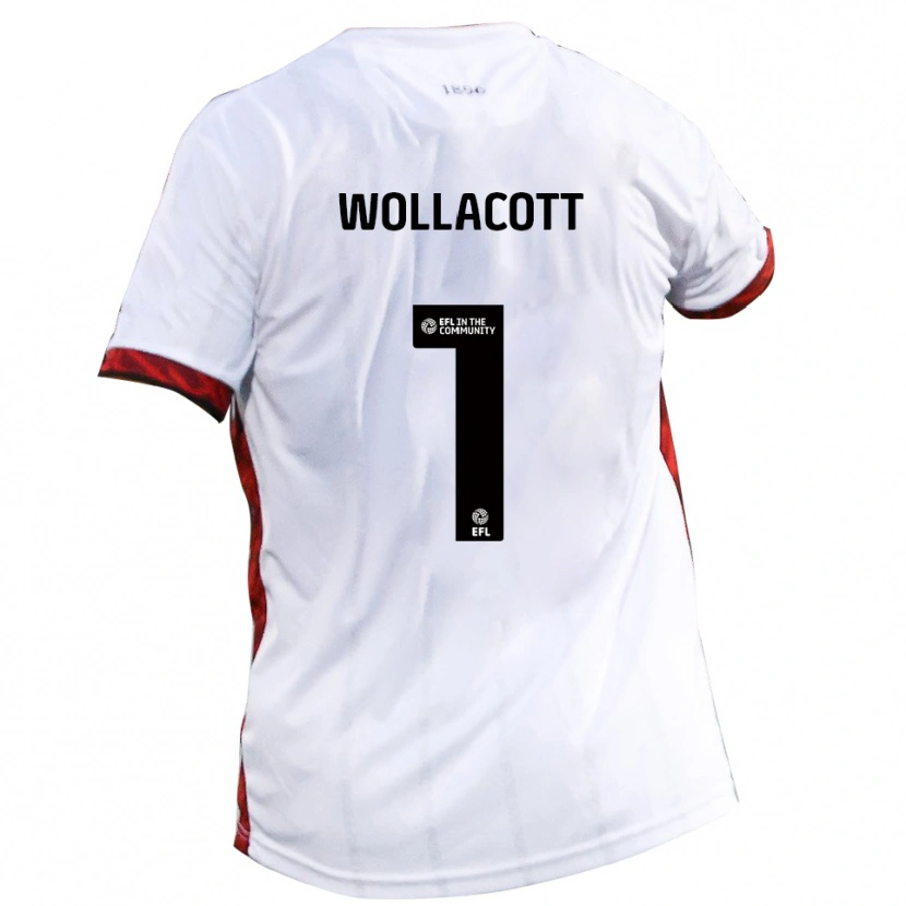 Danxen Criança Camisola Joe Wollacott #1 Branco Vermelho Preto Alternativa 2025/26 Camisa Brasil