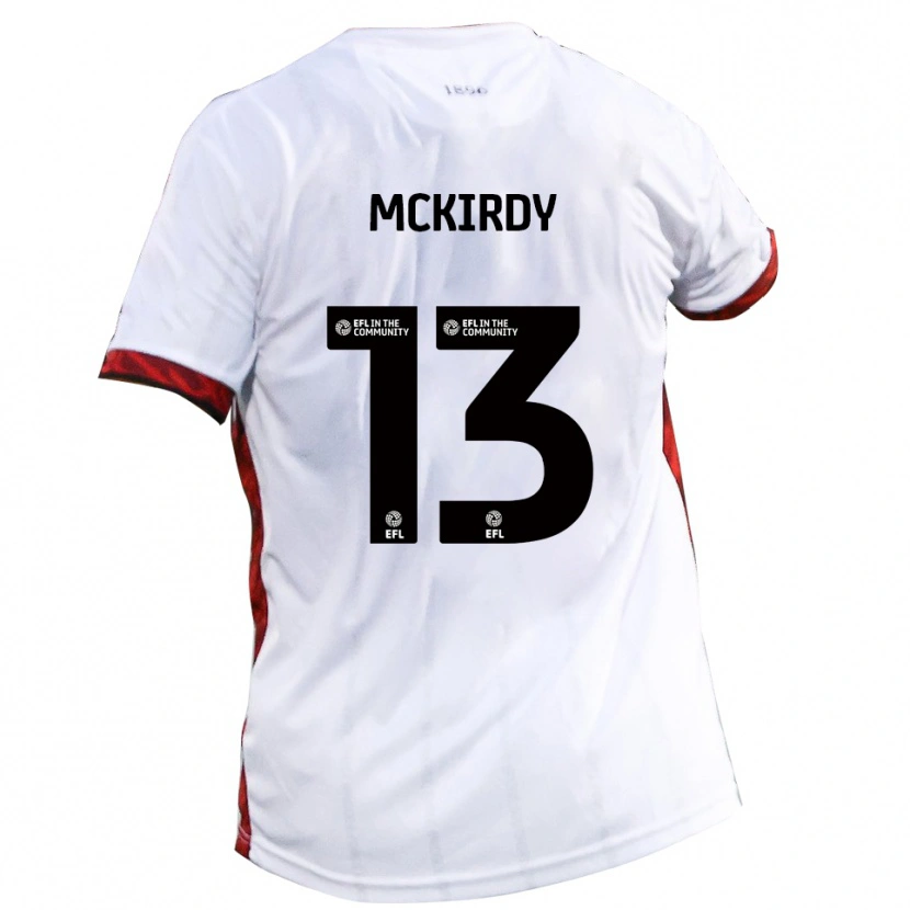 Danxen Criança Camisola Harry Mckirdy #13 Branco Vermelho Preto Alternativa 2025/26 Camisa Brasil