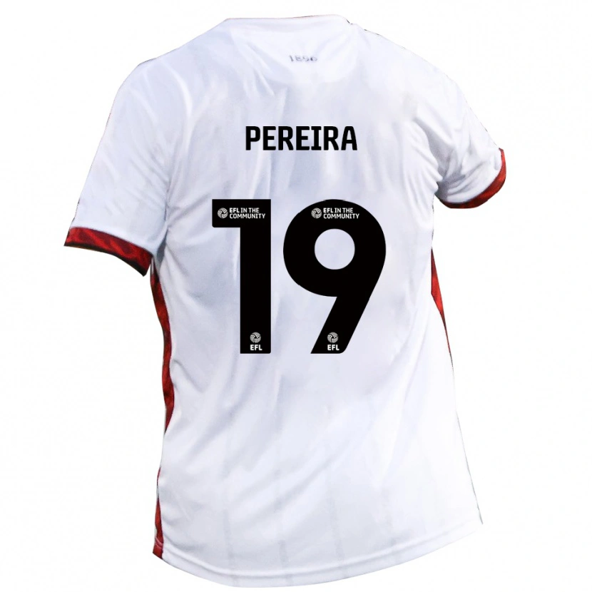 Danxen Criança Camisola Dion Pereira #19 Branco Vermelho Preto Alternativa 2025/26 Camisa Brasil