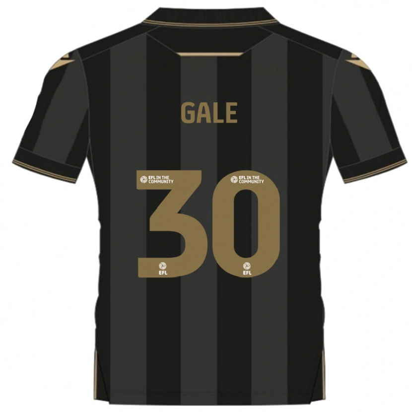 Danxen Criança Camisola Sam Gale #30 Preto Dourado Alternativa 2025/26 Camisa Brasil