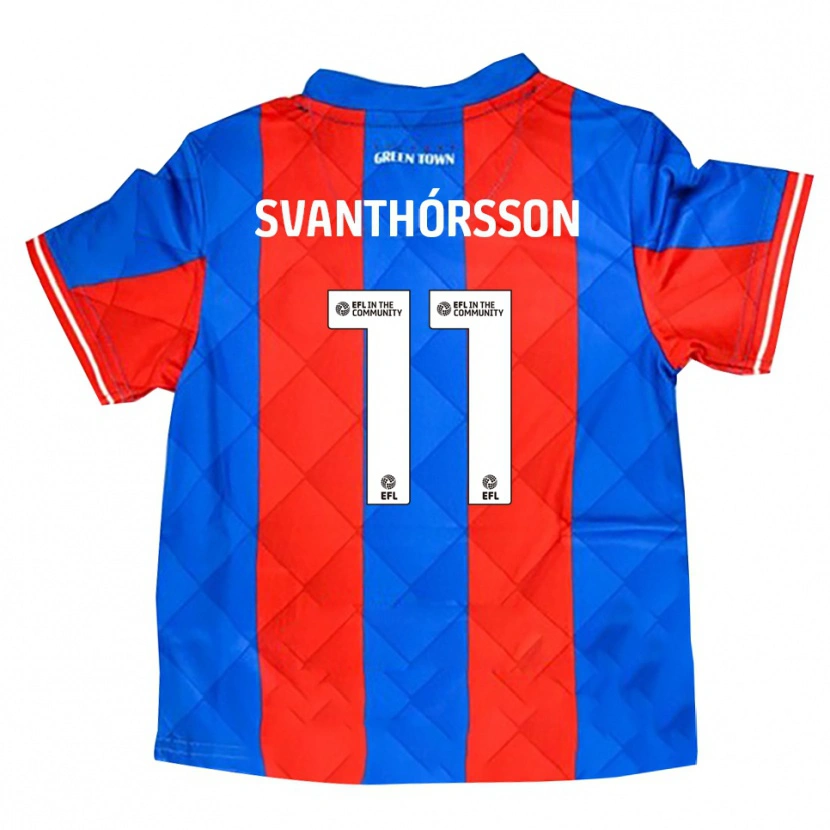 Danxen Criança Camisola Jason Dadi Svanthórsson #11 Azul Vermelho Branco Alternativa 2025/26 Camisa Brasil