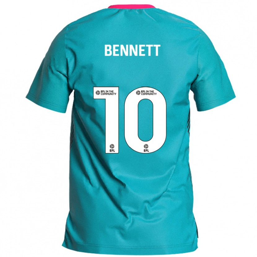 Danxen Criança Camisola Mason Bennett #10 Azul Celeste Rosa Alternativa 2025/26 Camisa Brasil