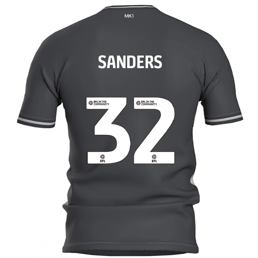 Danxen Criança Camisola Jack Sanders #32 Cinza Prata Alternativa 2025/26 Camisa Brasil