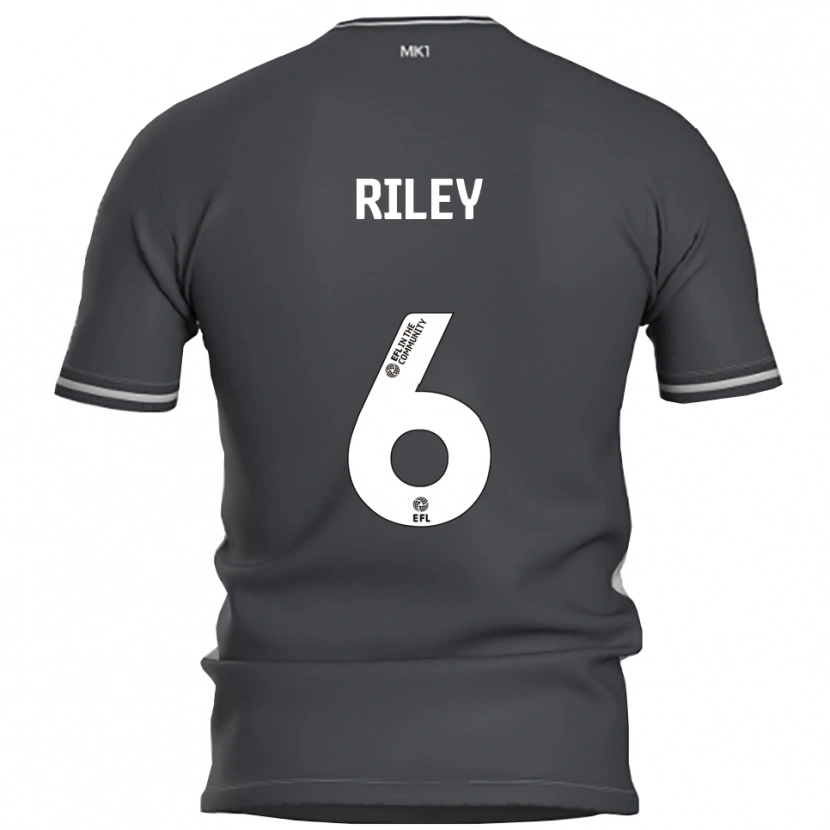 Danxen Criança Camisola Harry Riley #6 Cinza Prata Alternativa 2025/26 Camisa Brasil