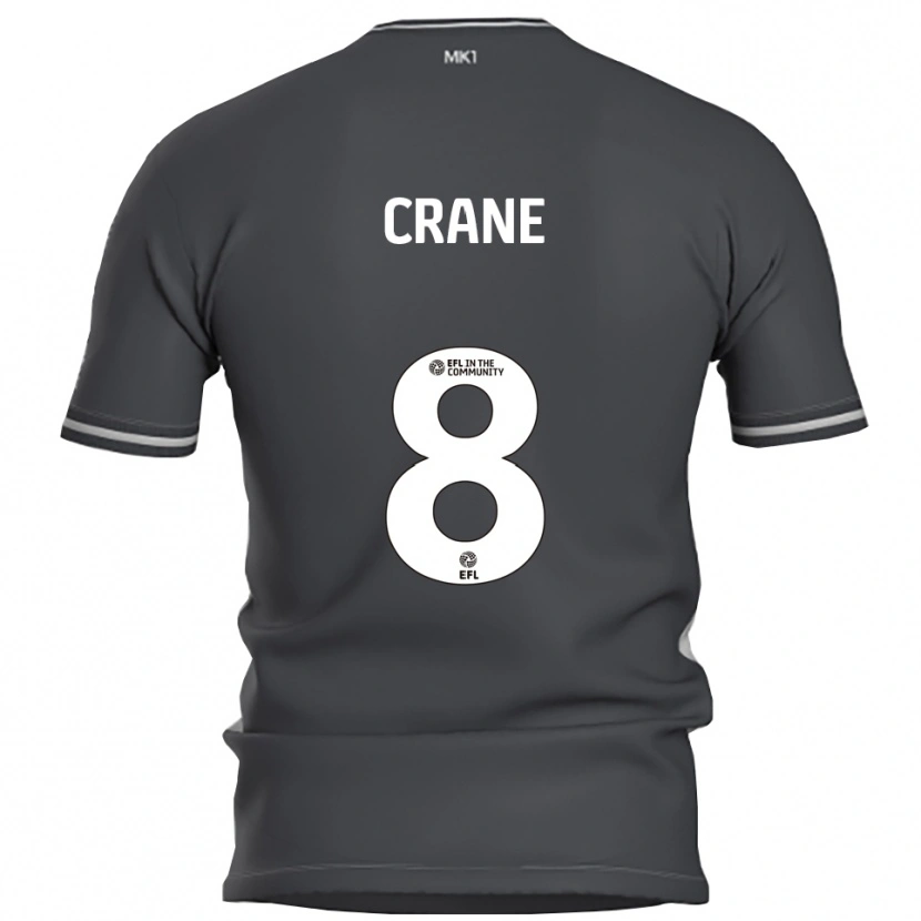 Danxen Criança Camisola Max Crane #8 Cinza Prata Alternativa 2025/26 Camisa Brasil
