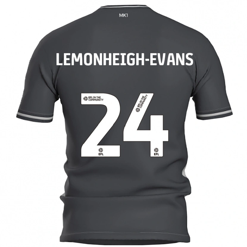 Danxen Criança Camisola Connor Lemonheigh-Evans #24 Cinza Prata Alternativa 2025/26 Camisa Brasil