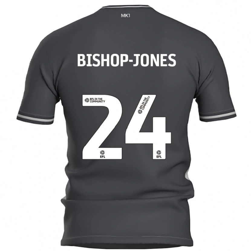 Danxen Criança Camisola Ruby Bishop-Jones #24 Cinza Prata Alternativa 2025/26 Camisa Brasil