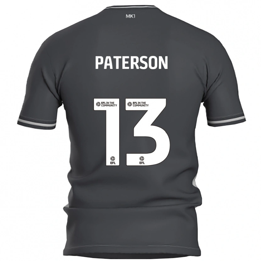 Danxen Criança Camisola Callum Paterson #13 Cinza Prata Alternativa 2025/26 Camisa Brasil