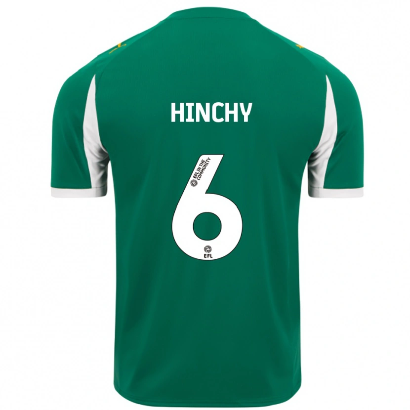 Danxen Criança Camisola Jack Hinchy #6 Verde Branco Alternativa 2025/26 Camisa Brasil