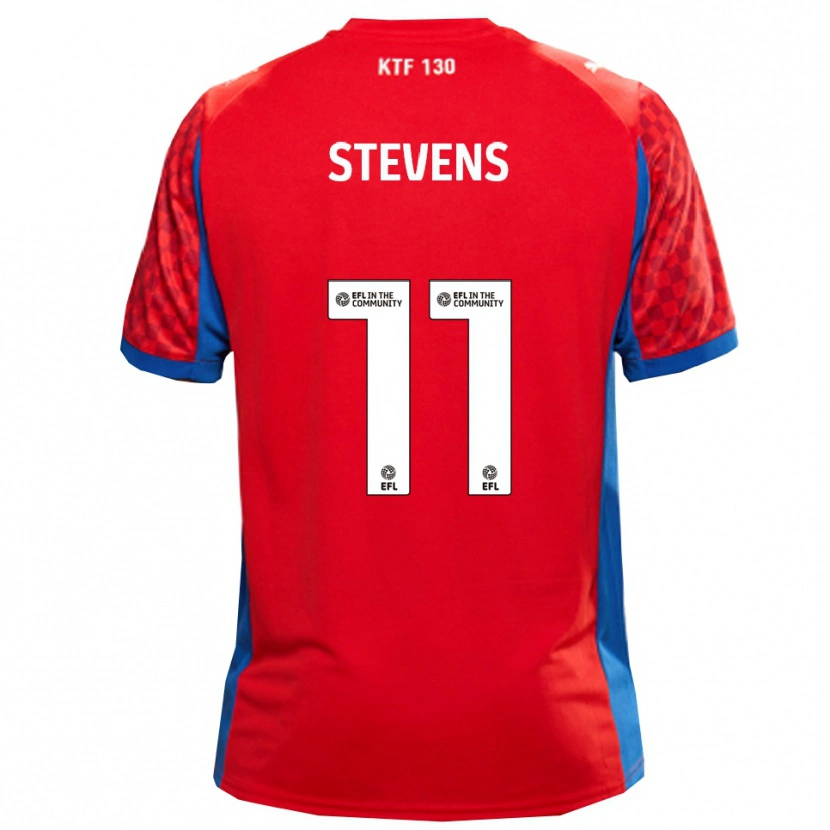 Danxen Criança Camisola Jack Stevens #11 Vermelho Azul Alternativa 2025/26 Camisa Brasil