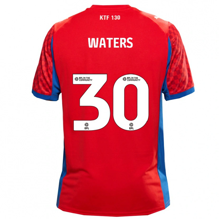Danxen Criança Camisola Billy Waters #30 Vermelho Azul Alternativa 2025/26 Camisa Brasil