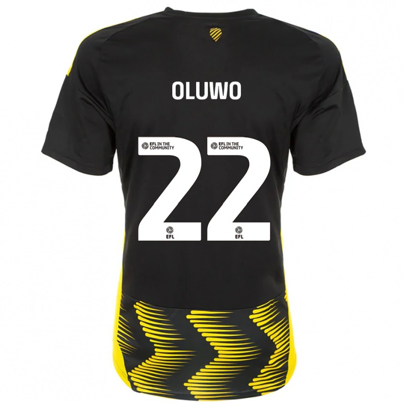 Danxen Criança Camisola Adebola Oluwo #22 Preto Amarelo Alternativa 2025/26 Camisa Brasil