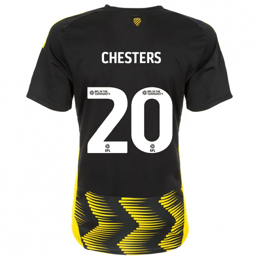 Danxen Criança Camisola Dan Chesters #20 Preto Amarelo Alternativa 2025/26 Camisa Brasil