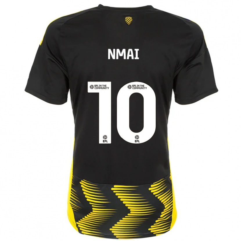 Danxen Criança Camisola Kelly Nmai #10 Preto Amarelo Alternativa 2025/26 Camisa Brasil