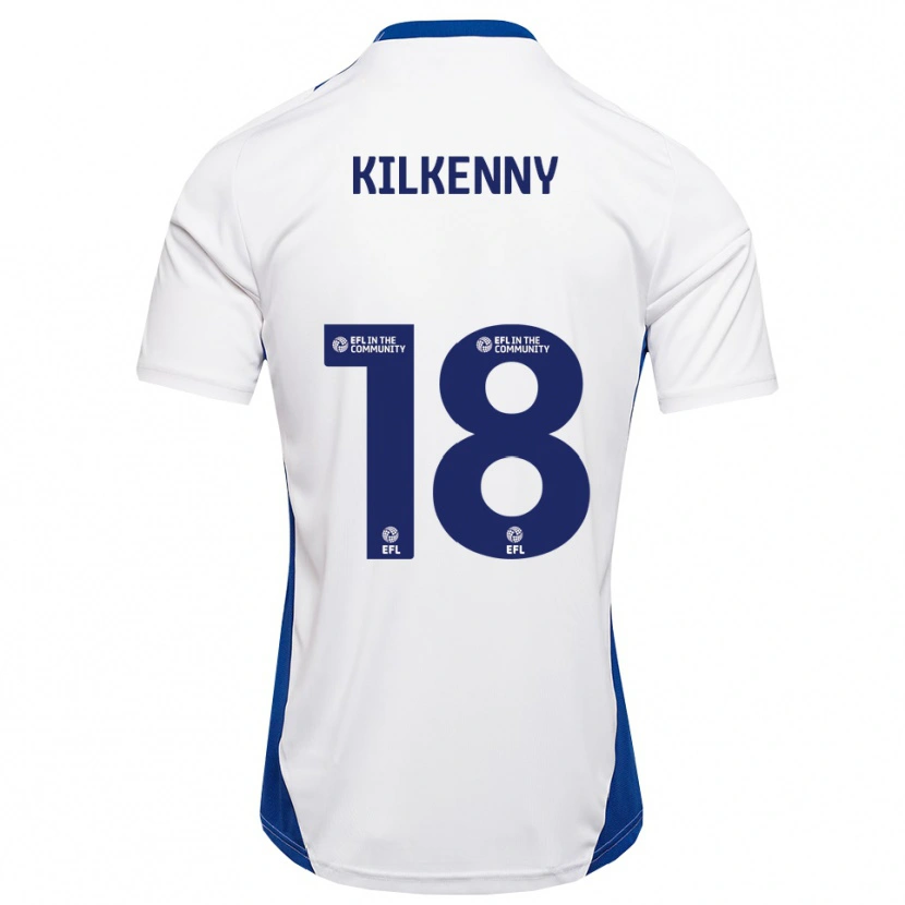 Danxen Criança Camisola Gavin Kilkenny #18 Branco Azul Alternativa 2025/26 Camisa Brasil