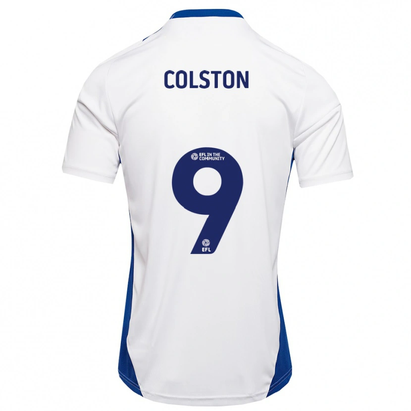 Danxen Criança Camisola Annie Colston #9 Branco Azul Alternativa 2025/26 Camisa Brasil