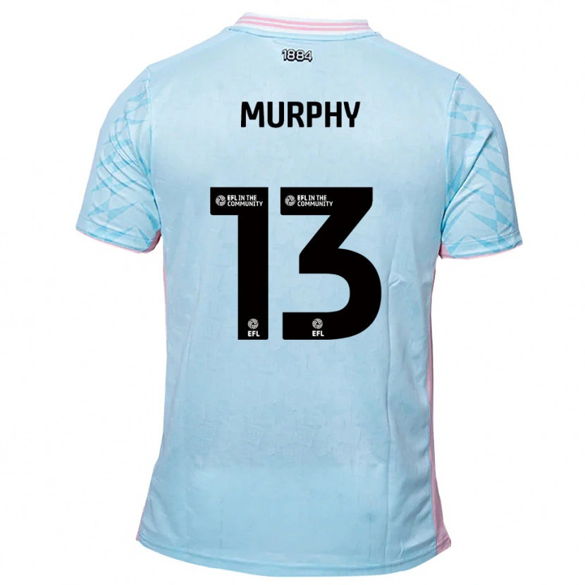 Danxen Criança Camisola Joe Murphy #13 Azul Celeste Rosa Alternativa 2025/26 Camisa Brasil